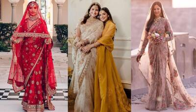 Bride wearing new arrivals saree