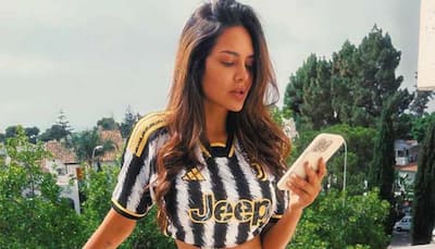 Esha Gupta Extends Her Support to Juventus In FIFA Women's World Cup 2023, Drops Hot Pics In Jersey Top