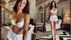 Amy Jackson Sizzles In White Bralette And Shorts, Drops Photo Dump From Vacay Ft Beau Ed Westwick