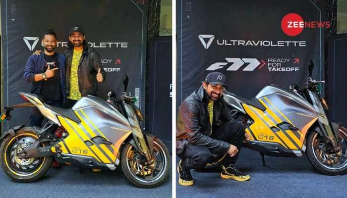 Actor Rannvijay Singha Takes Delivery Of Ultraviolette F77 Electric Motorcycle - Check Pics