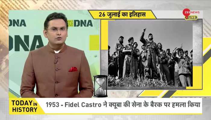 DNA: Fidel Castro attacks Cuban army barracks