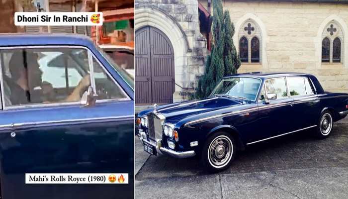 MS Dhoni Spotted Driving Rare 1980s Rolls-Royce In Ranchi: Watch Video