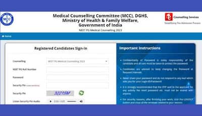 MCC Starts Registration For NEET PG 2023 Counselling Round 1 On mcc.nic.in, Direct Link To Apply Here