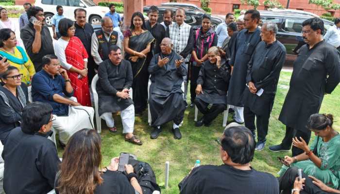 Opposition MP Wear Black Clothes In Parliament, BJP Says &#039;They Are Trying To Hide Their Black Deeds&#039;