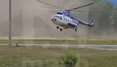 Russian Mi-8 Helicopter Crash Caught On Camera In Siberia, 4 Killed: Watch