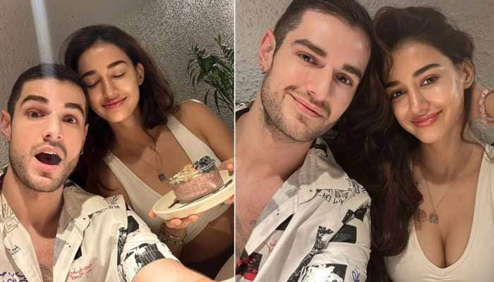 Disha Patani Steps Out On Date Night With A Dashing Mystery Man, Gives Shy Smiles To Paps - Watch