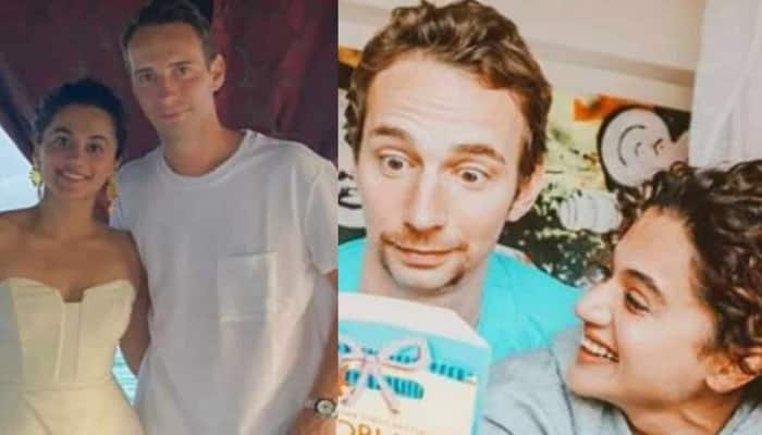 Bollywood News: Taapsee Pannu&#039;s Boyfriend Mathias Boe Says &#039;Meri Girlfriend Sabse Sunder Hai...&#039; - Watch