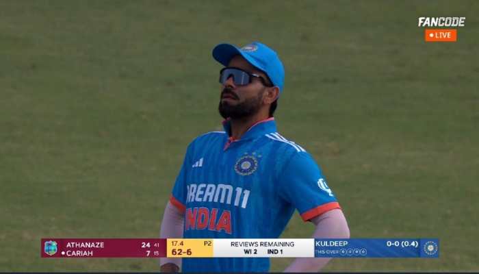 India Vs West Indies 3rd ODI: Virat Kohli Turns Substitute Fielder After Being Waterboy in 2nd ODI