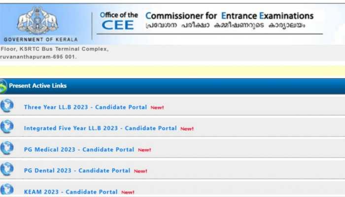 KEAM 2023 First Allotment Result Declared On cee.kerala.gov.in, Direct Link To Download PDF Here