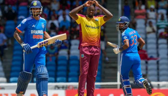 Hyderabad and Mumbai Indians batter Tilak Varma struck at 177.27, the highest strike rate by Indian batter on T20I debut (minimum 30 runs scored). Tilak top-scored for India in 1st T20 with 39 off 22 balls on Thursday. (Photo: AP)