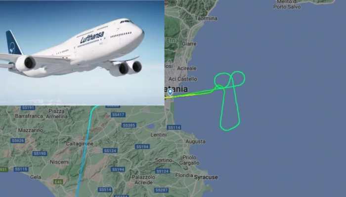 Agitated Lufthansa Pilot Draws 24 Km Long Giant Penis In Sky: Here's Why?