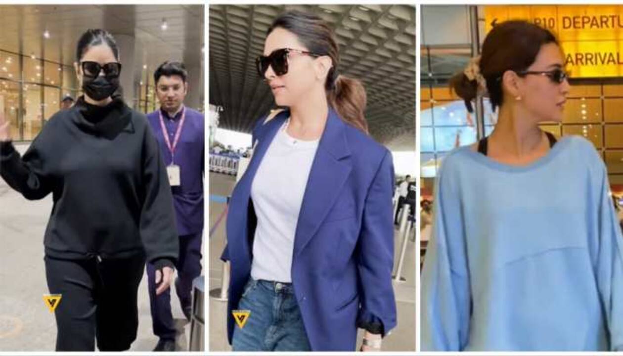 Deepika Padukone Spotted At Airport In Mumbai Arrival