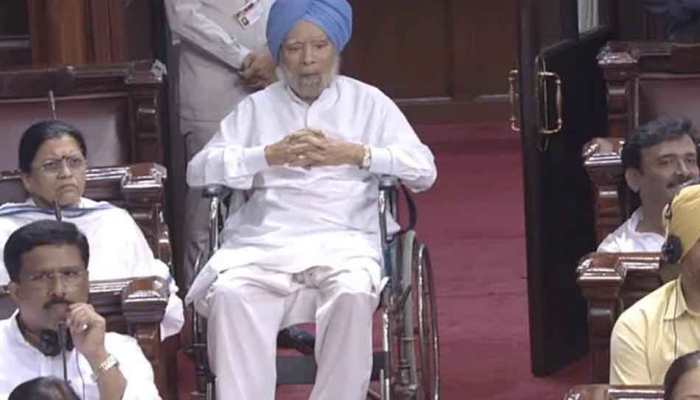 'Extremely SHAMEFUL': BJP After Congress Brings Ailing Ex-PM Manmohan Singh To Rajya Sabha During Delhi Services Bill Debate
