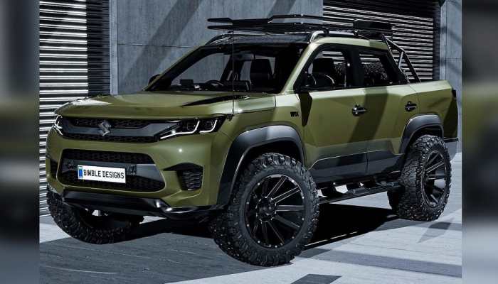 Maruti Suzuki Brezza Pickup Truck Looks Robust In Digital Renders - Check Pics