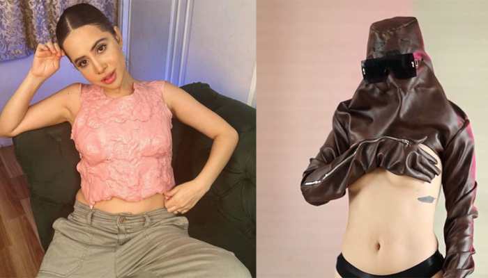 Urfi Javed Stuns With New Topless Avatar, Covers Face In Leather Jacket - Watch