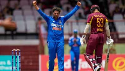 WATCH: Kuldeep Yadav Becomes Fastest Indian Bowler To Claim 50 Wickets In T20I Cricket