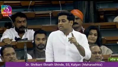 Shiv Sena MP Shrikant Shinde Recites Hanuman Chalisa During No-Trust Vote Debate In Lok Sabha - WATCH