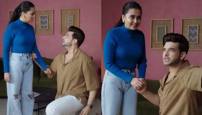 Karan Kundrra Pranks Ladylove Tejasswi Prakash, Proposes A Fun Date Night - Watch