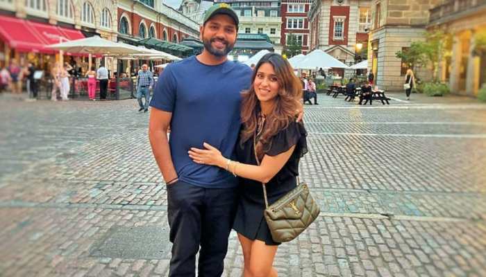 WATCH: Rohit Sharma And Wife Ritika Sajdeh Take Their Rs 4.2 Crore Lamborghini Urus For A Spin, Mobbed By Fans In Mumbai