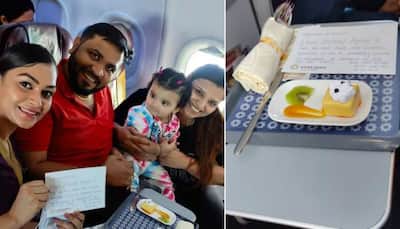 Vistara Flight Crew Celebrates Baby Girl's First Birthday Mid-Air, Heartwarming Pictures Go Viral