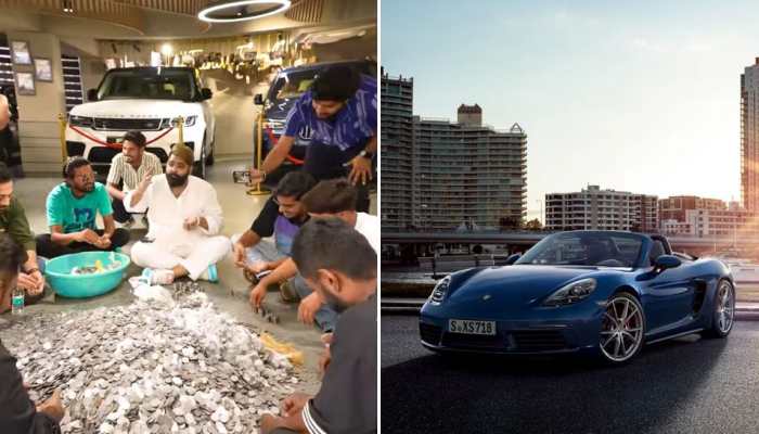 Indian Youtuber Buys Porsche Boxster Super Car By Paying Rs 1 Crore In Coins