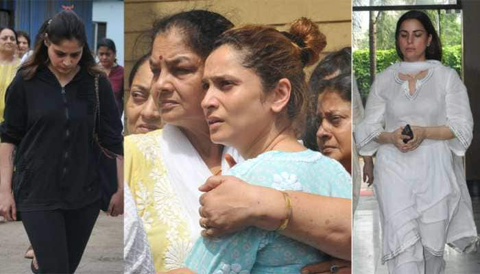 Ankita Lokhande&#039;s Father Shashikant Lokhande Dies, Shraddha Arya, Arti Singh Pay Last Respects At Funeral