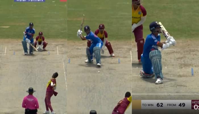WATCH: Yashasvi Jaiswal&#039;s Switch-Hit For Six In 4th T20I Vs WI Is Going Viral
