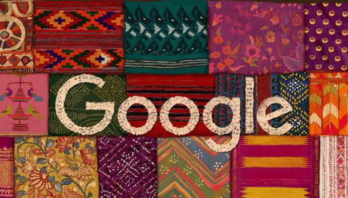 Google Doodle Pays Homage To India&#039;s Independence Day With Textile Tribute Illustrated By Namrata Kumar