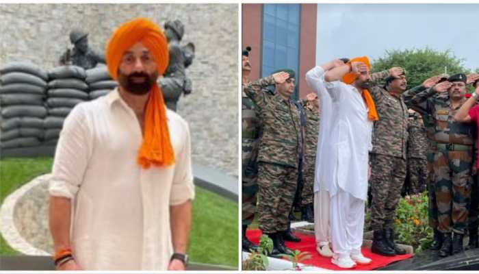 Happy Independence Day: &#039;Gadar 2&#039; Actor Sunny Deol Hoists National Flag At Infantry Research Center in Madhya Pradesh