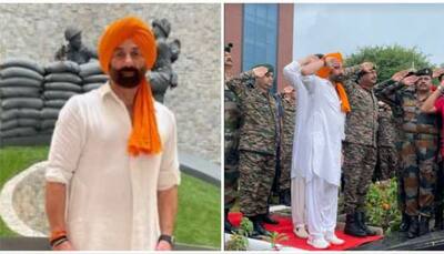 Happy Independence Day: 'Gadar 2' Actor Sunny Deol Hoists National Flag At Infantry Research Center in Madhya Pradesh