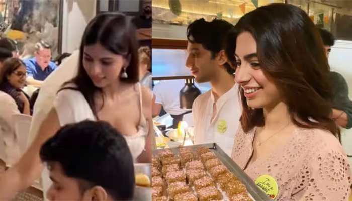 Suhana Khan, Khushi Kapoor Along With The Archies Cast Serve Food At Mumbai Restaurant On Independence Day