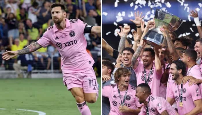 Watch: Lionel Messi&#039;s Sensational Goal From Outside Of Box As Inter Miami Beat Nashville In Leagues Cup Final