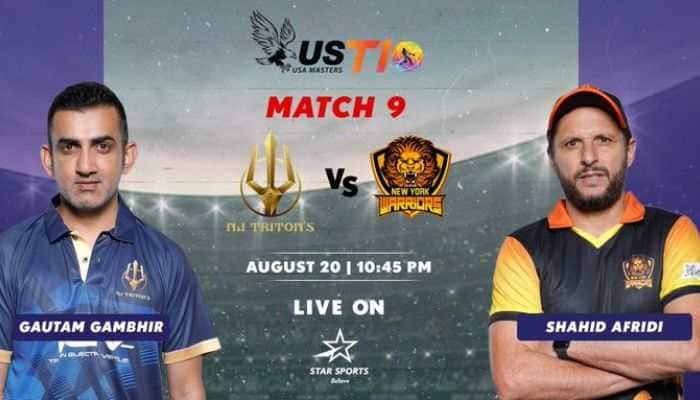 Gautam Gambhir Vs Shahid Afridi In US Masters T10 League 2023 Live Streaming: When And Where To Watch New York Warriors Vs New Jersey Legends