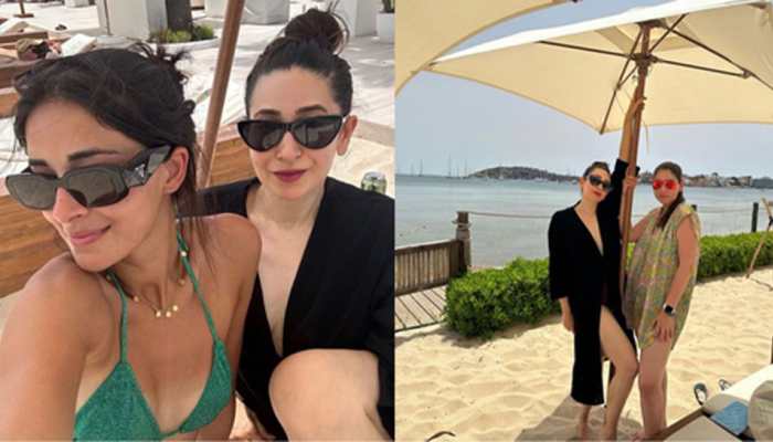 Karisma Kapoor And Ananya Panday&#039;s Sizzling Bikini Pics From Ibiza Vacation Are Too Hot To Handle!