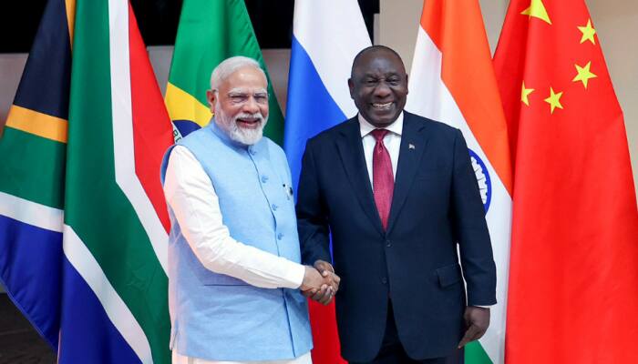 15th BRICS Summit: PM Modi To Hold Bilateral Meet With South African President On Day 2