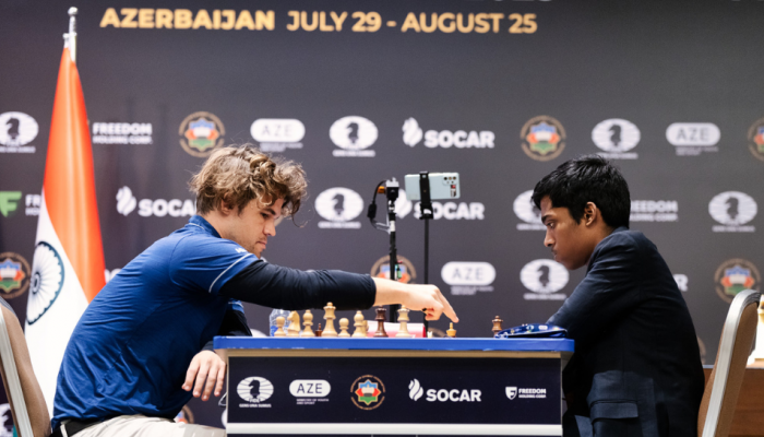 Praggnanandhaa defeats Fabiano Caruana, enters final to face Magnus in the FIDE World Cup : r/chess