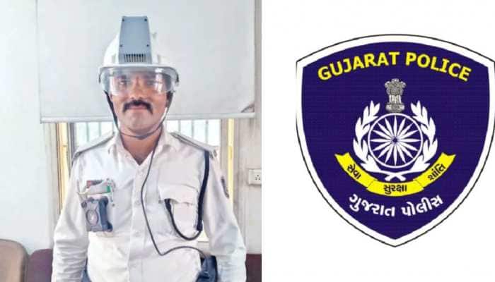 Incredible India: Ahmedabad Traffic Police Using AC Helmets To Beat The Heat