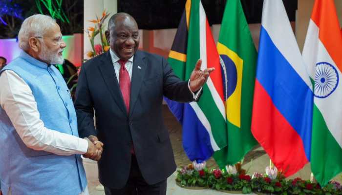 BRICS Summit: PM Modi Sees Indian Flag Lying On Ground, Here's What He Did - Watch