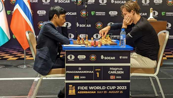 R Praggnanandhaa Vs Magnus Carlsen Chess World Cup Final Tiebreak Livestreaming: When And Where To Watch Chess World Cup Final Tiebreak LIVE In India