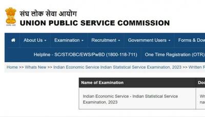 UPSC IES/ISS Result 2023 Declared On upsc.gov.in, Direct Link To Download PDF Here