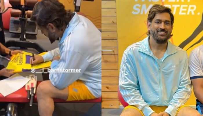 MS Dhoni's Viral Gym Photo Sparks Speculation Among Fans,' Will The 'CSK Captain' Retire With Long Hair After IPL 2024?'