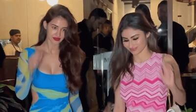 B-Town Hot BFFs Disha Patani, Mouni Roy Steal Spotlight, Duo Spotted At Mumbai Restaurant