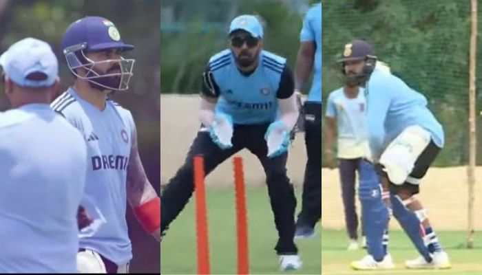Team India&#039;s Preparation Intensifies On Day 2 Of NCA Camp: Rohit, Kohli Goes All Guns Blazing; Rahul Practice Wicket-Keeping