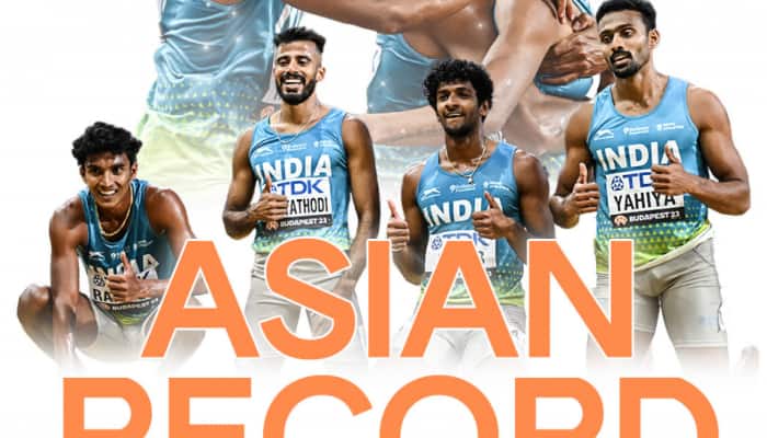 WATCH: Indian Men&#039;s 4x400 Relay Team Make Asian Record, Finish 2nd Behind USA To Qualify For Final Of World Athletics Championships 2023