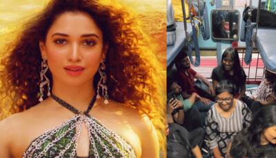 Viral Video: Women Passengers Dance To Tamannaah Bhatia's Kaavaalaa