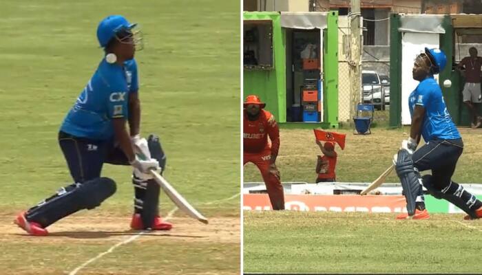 Watch: West Indies Batter Almost BROKE His Jaw Trying To Play Scoop Shot In CPL 2023