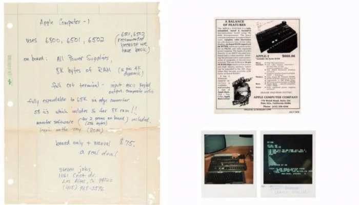 Apple's Vintage Handwritten Ad By Steve Jobs Sells At Whopping Cost In Auction. See Pic.