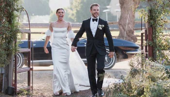 'Dancing With The Stars' Alums, Derek Hough, Hayley Erbert Tie The Knot In California 