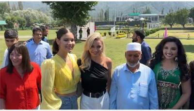 Miss World Karolina Bielawska Amid Other Beauty Queens Experience Best Of Kashmir - Check Pics 