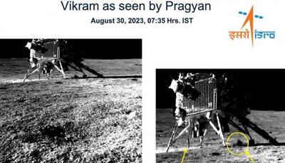 'Smile Please': ISRO Shares Stunning Image Of Vikram Lander Taken By Chandrayaan-3's Pragyan Rover